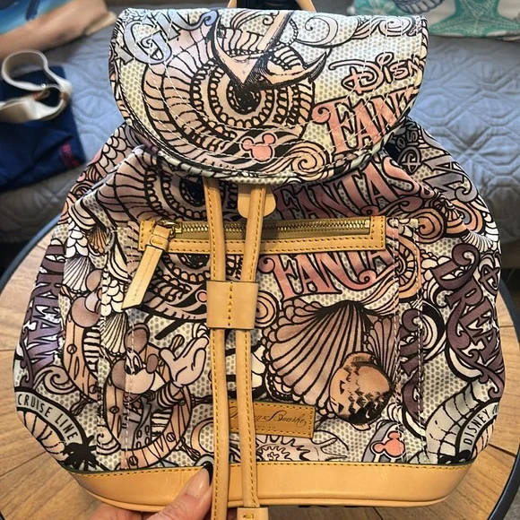 ❤️Wow, Super Rare.. Disney Dooney & Bourke Cruise line Nylon Backpack - Picture 4 of 16